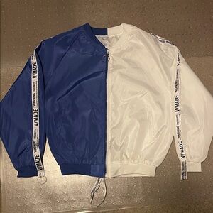 Blue and White Two-Tone Jacket